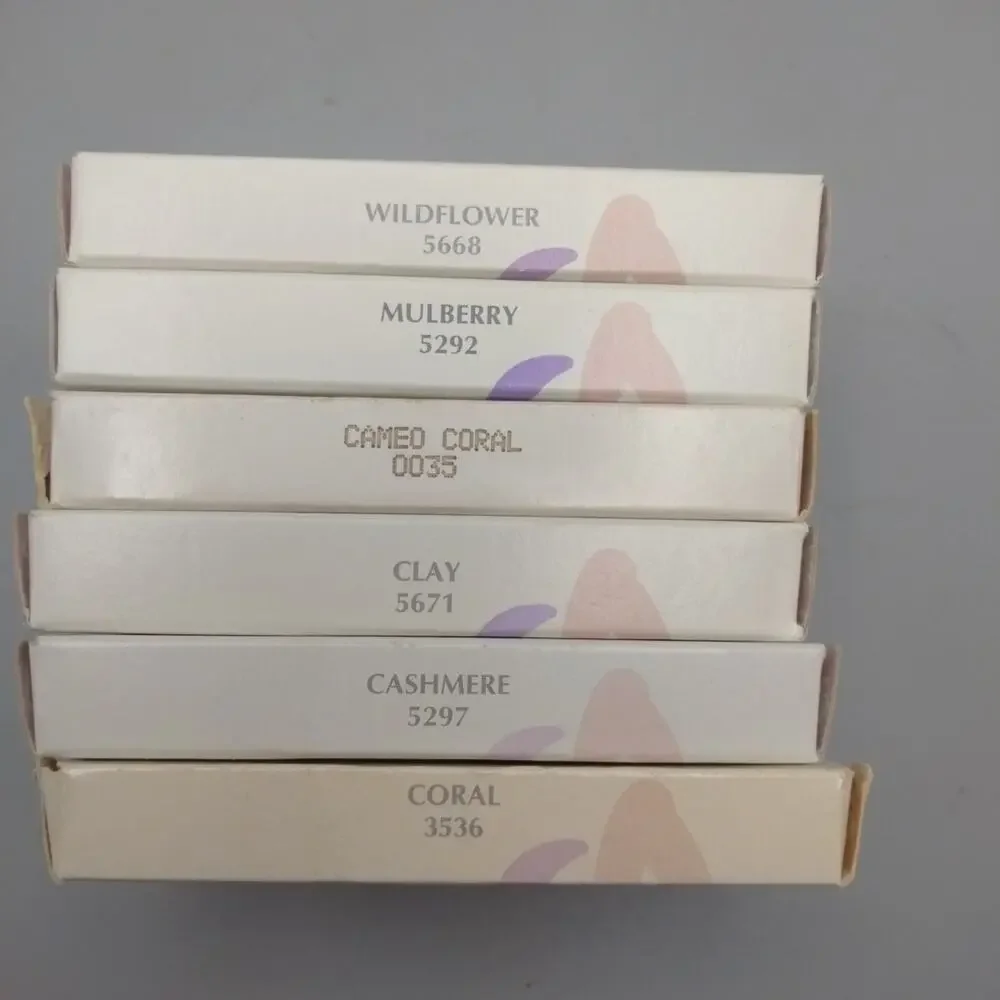 Lot 6 Mary Kay Powder Perfect Cheek Color Blush - Berry, Clay, Mulberry, Red ++
